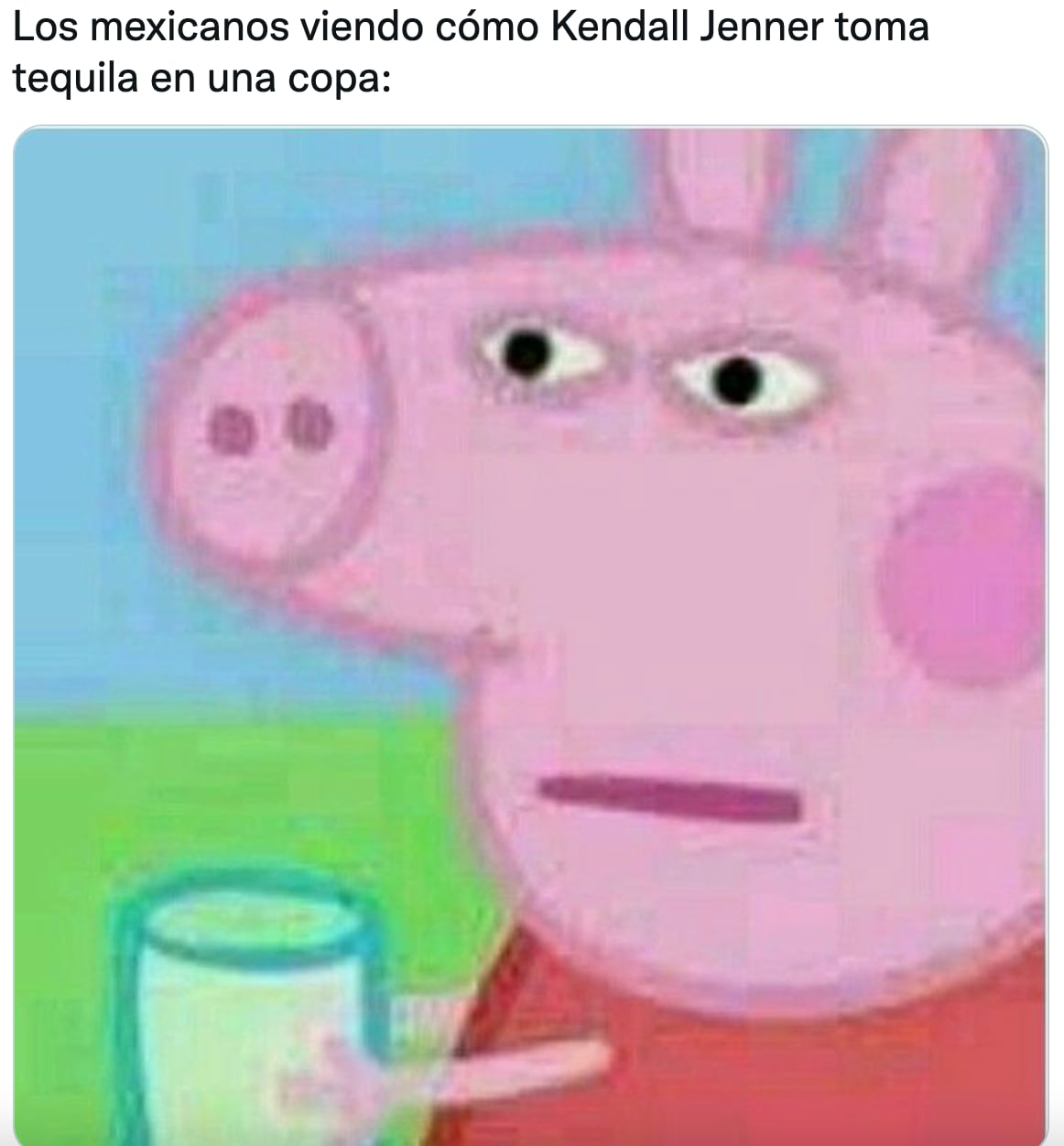 Meme del tequila de Kendall Jenner