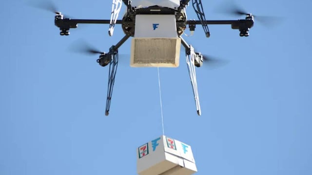 Entrega de productos 7-Eleven, por medio de drones.