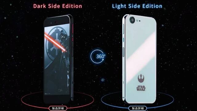Teléfonos inspirados en la Guerra de las Galaxias.