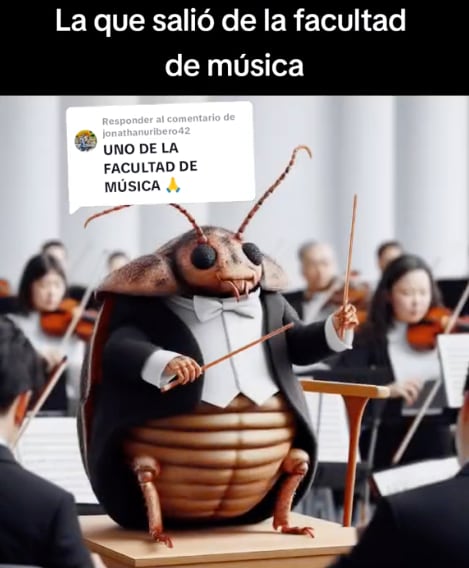 Así se verían las chinches estudiando carreras en la UNAM