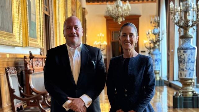 Enrique Alfaro visita a Claudia Sheinbaum