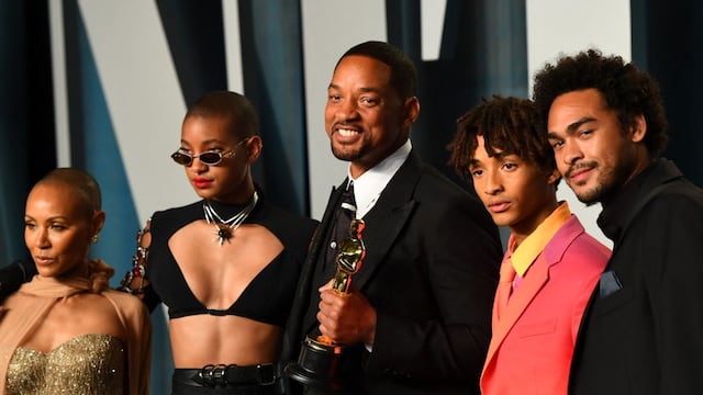 Will Smith, Jada Pinkett Smith y sus hijos Trey Smith, Jaden Smith y Willow Smith