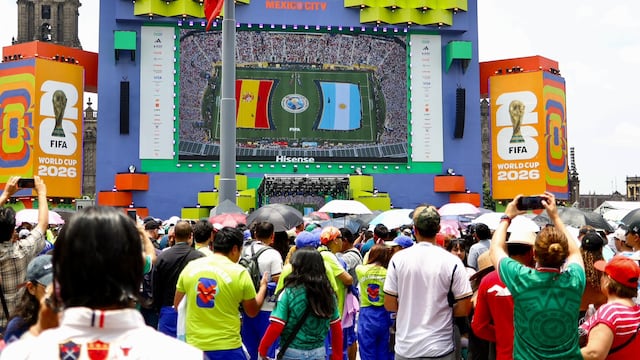 Rosa Icela Rodríguez muestra convocatoria del Fan Fest en el Zócalo por la final del Mundial 2026.