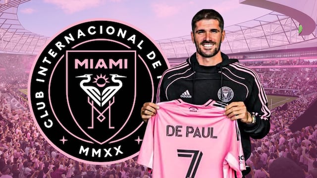 Rodrigo de Paul haría su debut en el Inter Miami enfrentando a los rojinegros en la Leagues Cup
