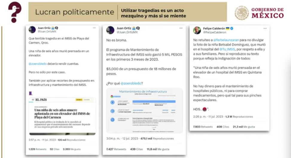 Mentiras de la semana de hoy 19 de julio