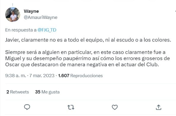 Los fans de la Liga MX no dudaron en reventar a Francisco Javier González por sus comentarios en contra de la afición mexicana.