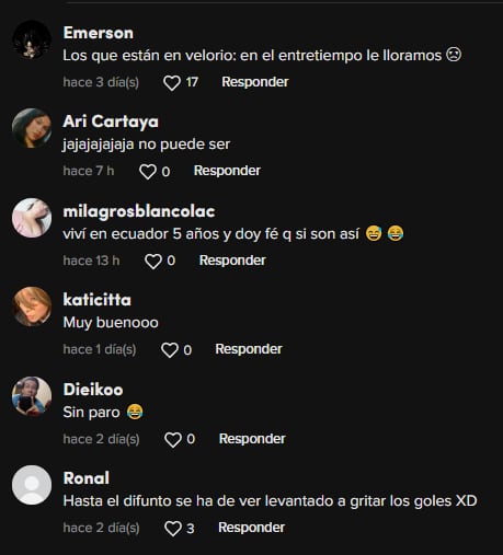 Reacciones a los aficionados que llevaron una tele al velorio para ver el partido de Qatar 2022
