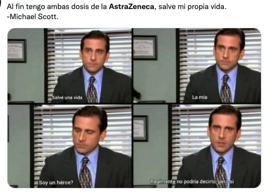 Memes del refuerzo de la vacuna AstraZeneca
