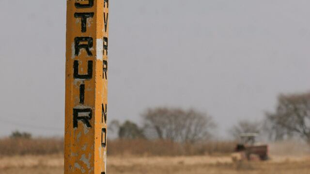 Un ducto de Pemex en Soyaniquilpan, Estado de México.