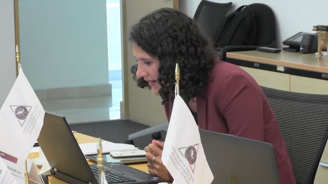 Bertha María Alcalde Luján, la hermana de María Luisa Alcalde que es aspirante a consejera del INE.