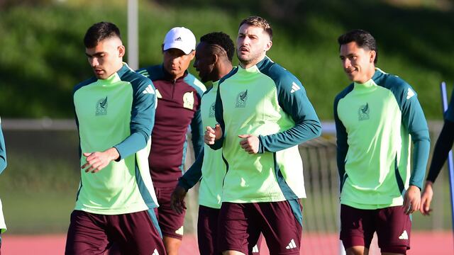 Entrenamiento de la Selección Mexicana.