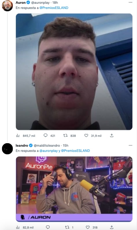Jurado de los Premios Esland 2023 tomó por sorpresa a los streamers