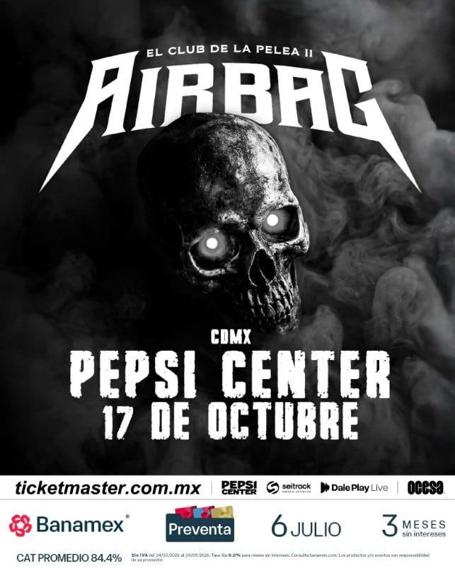 Airbag en el Pepsi Center