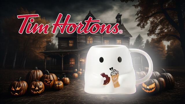 Taza de fantasma en Tim Hortons México