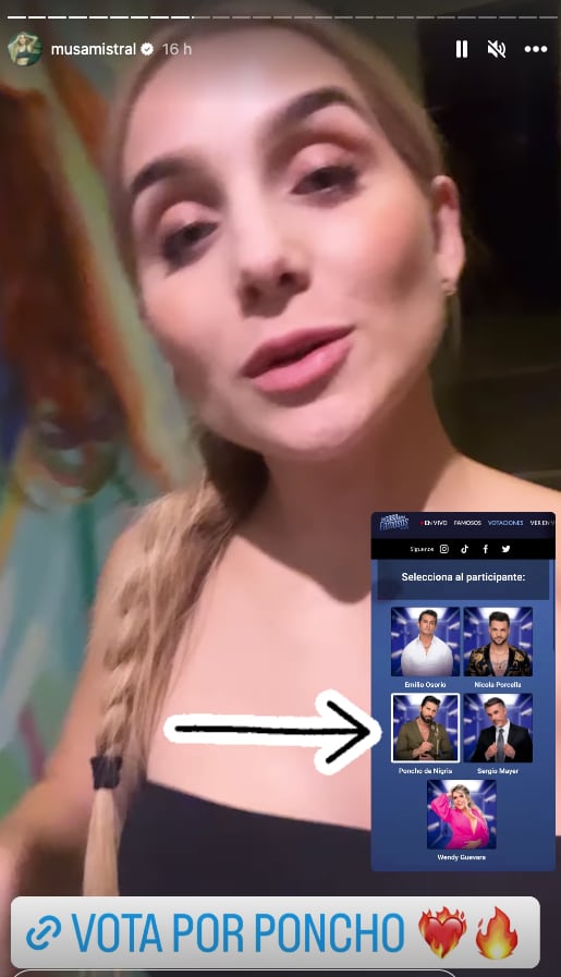 Marcela Mistral llena sus redes sociales para apoyar a Poncho de Nigris en La Casa de los Famosos México