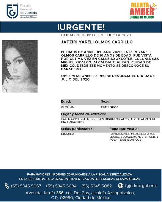 Ficha de búsqueda de Jatziri.