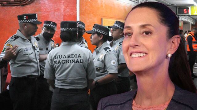 Claudia Sheinbaum anuncia el retiro de la Guardia Nacional en el Metro