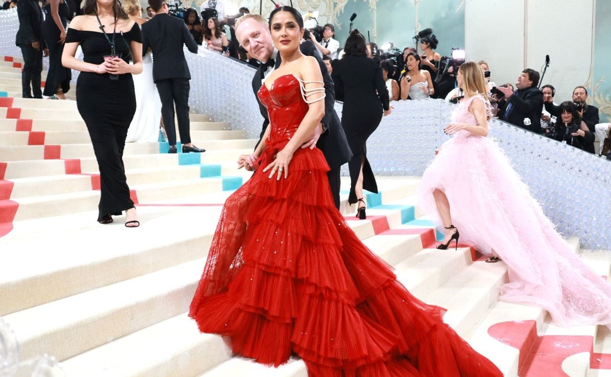 Salma Hayek en la Met Gala 2023