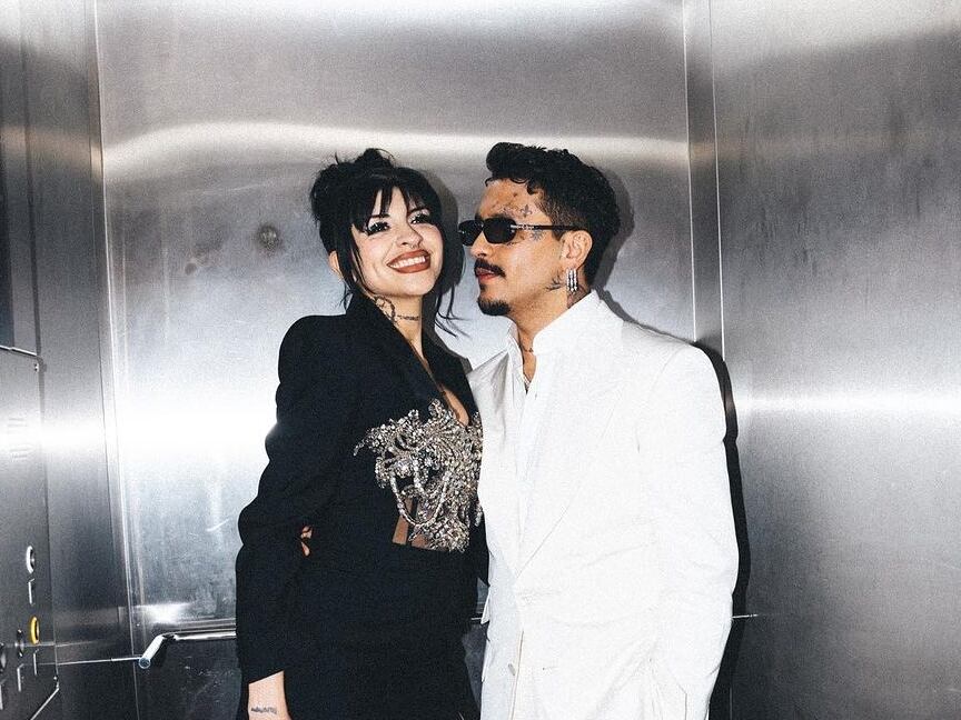 Cazzu y Christian Nodal.