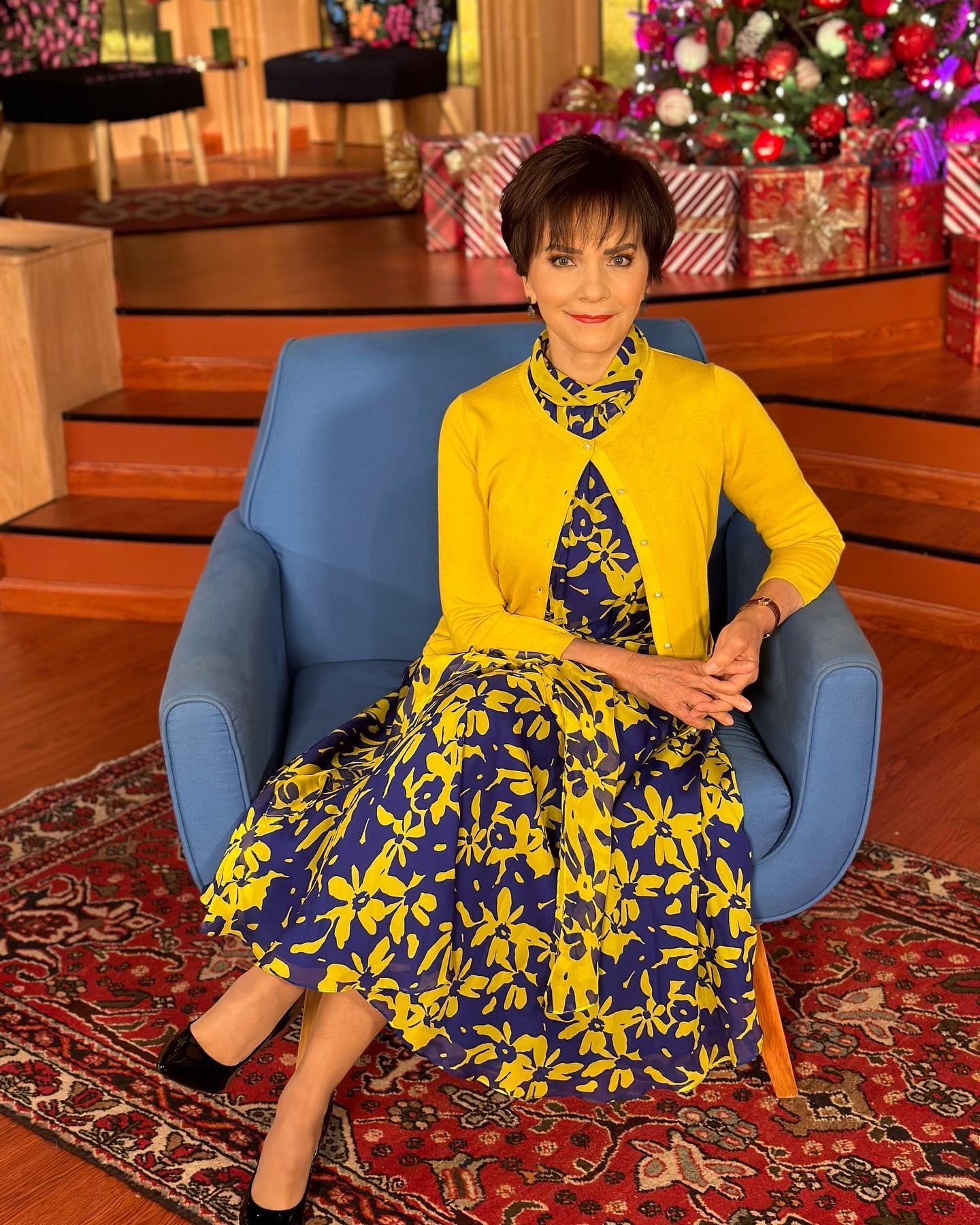 Pati Chapoy, conductora de Ventaneando en TV Azteca.