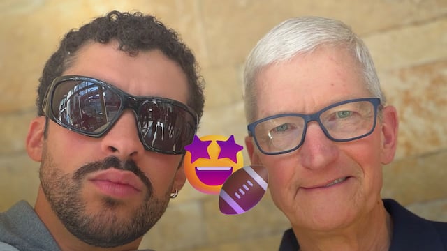 Tim Cook y Bad Bunny