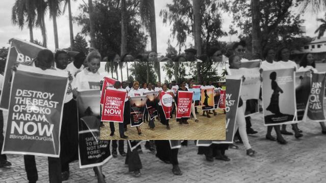 Protesta contra Boko Haram.