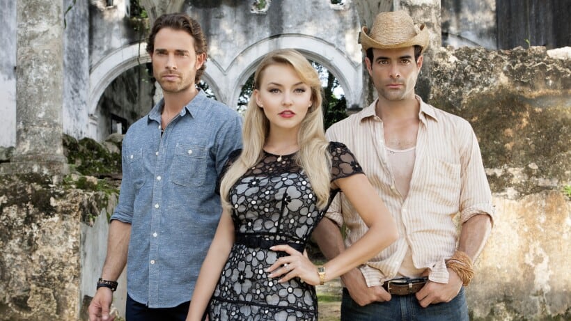 Sebastián Rulli, Angelique Boyer, Luis Roberto Guzmán en 'Lo que la vida me robó'