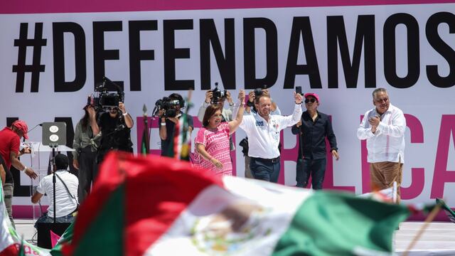 Xóchitl Gálvez y Santiago Taboada, candidatos por la coalición "Fuerza y Corazón por México"