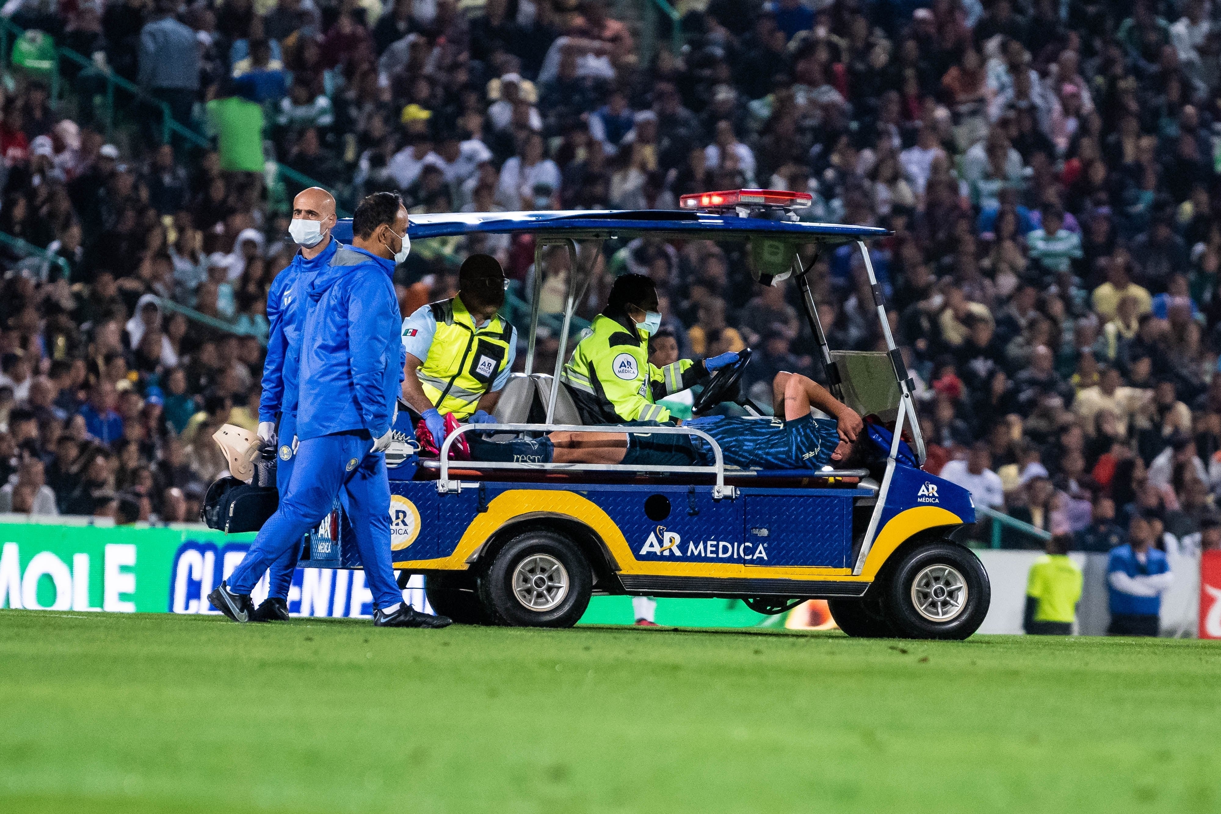 Richard Sánchez salió en el carrito de las desgracias