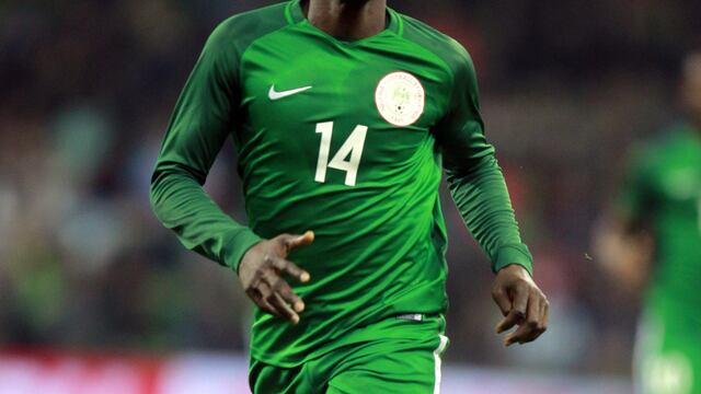 Kelechi Iheanacho con la Selección de Nigeria.