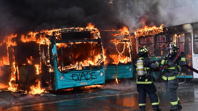 Incendios en Santiago de Chile
