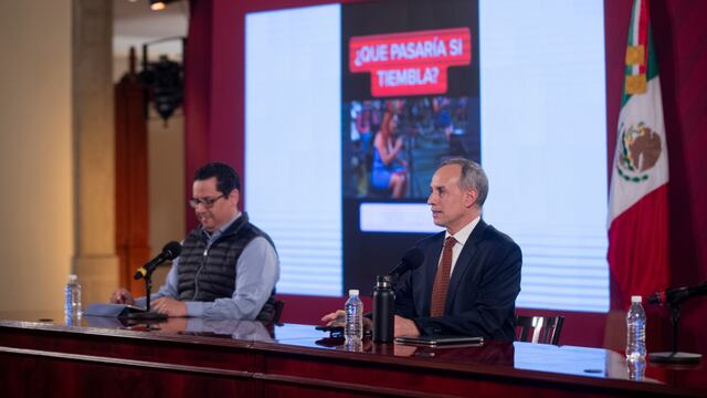 José Luis Alomía y Hugo López-Gatell.