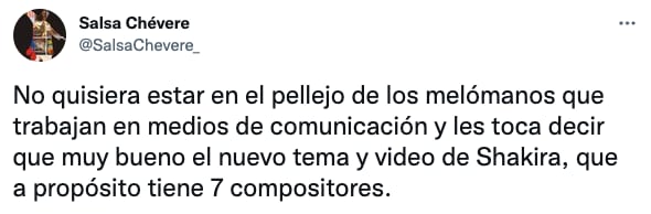 Comentarios sobre Monotonía, de Shakira