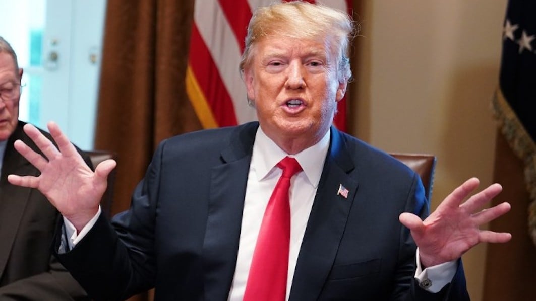 Donald Trump ofrecer conferencia de prensa