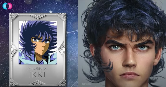 Los Caballeros del Zodiaco dibujados por una IA