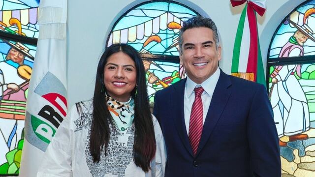 Indira Kempis se pasa a la bancada del PRI y Alejandro Moreno le da la bienvenida
