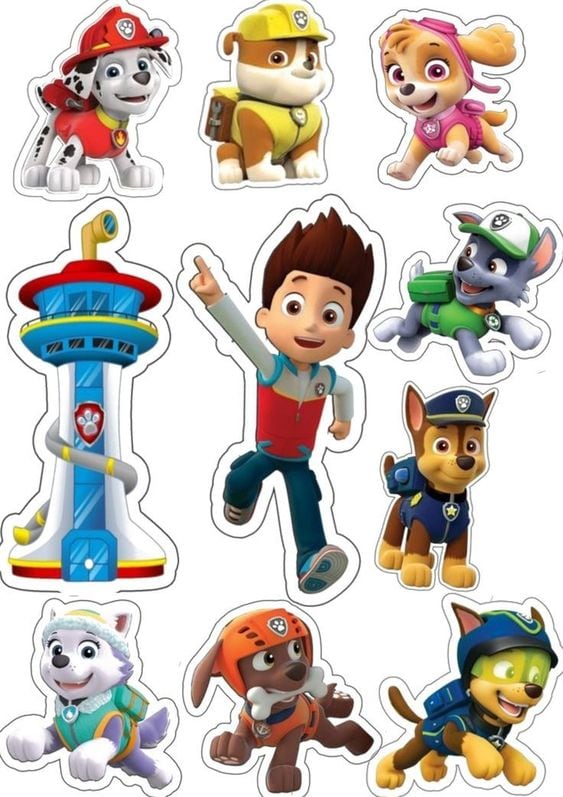 Stickers de Paw Patrol