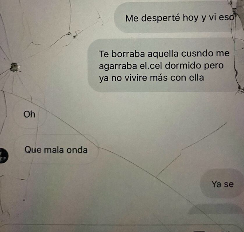 le eran infiel, y hasta le rogaban a la amante