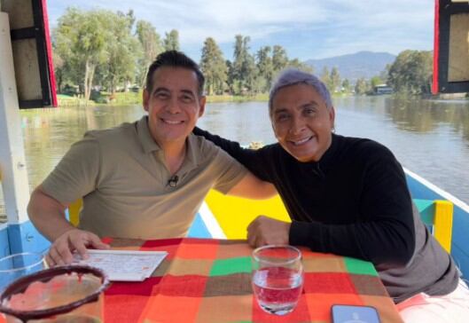 El comediante JJ y Yordi Rosado
