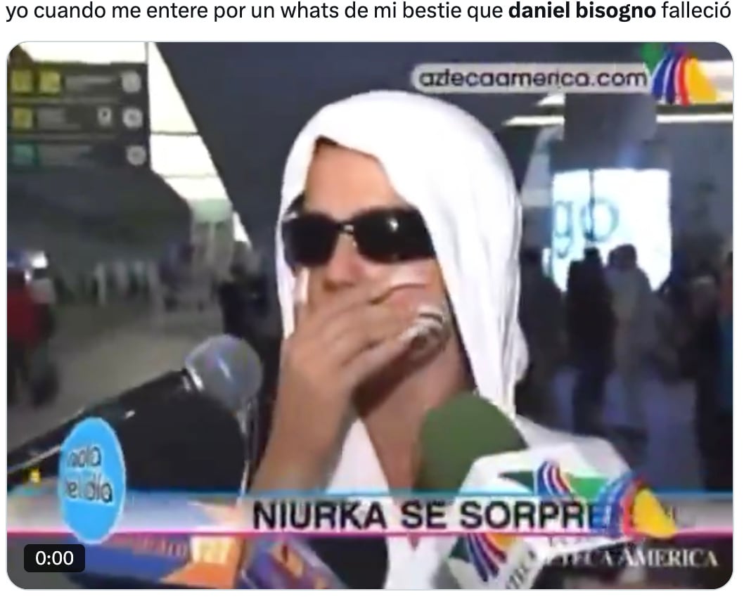 Memes de la muerte de Daniel Bisogno
