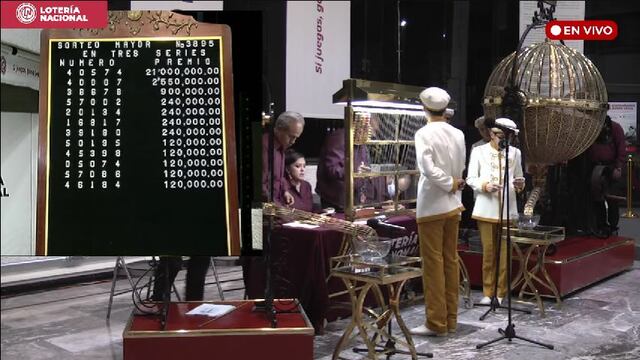 Resultados Sorteo Mayor 3895 de Lotería Nacional en vivo: ganadores de hoy 25 de julio