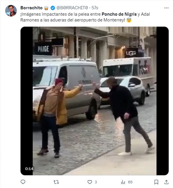 Memes de la pelea de Poncho de Nigris y Adal Ramones