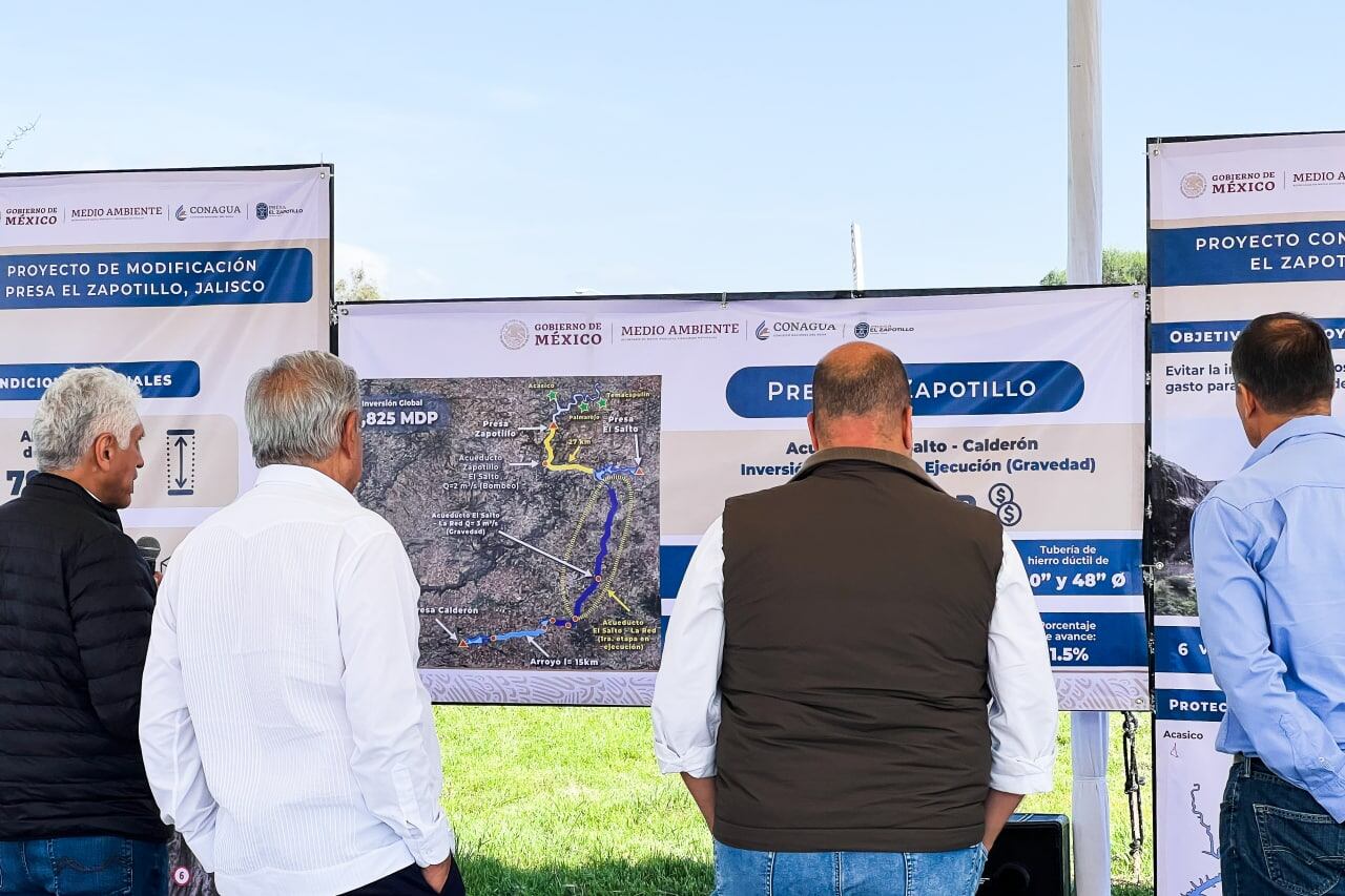 AMLO acompaña a Enrique Alfaro en obras en Jalisco