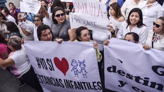 Protestas por estancias infantiles