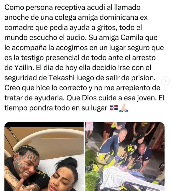Pleito entre Yailin La Más Viral y Tekashi
