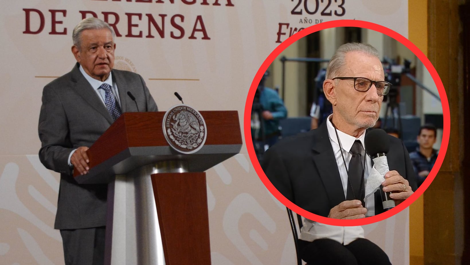 Ricardo Pablo Belmont Casinelli , periodista de Perú, pide a AMLO reelección como presidente de México