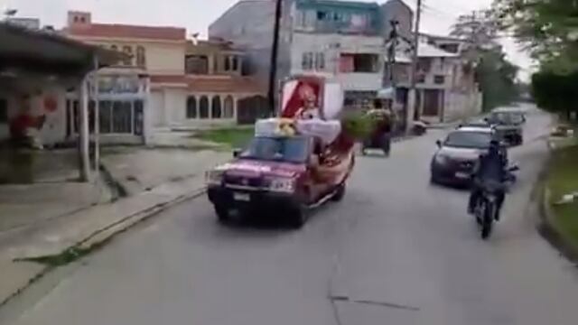 Explosión en procesión de Tabasco.