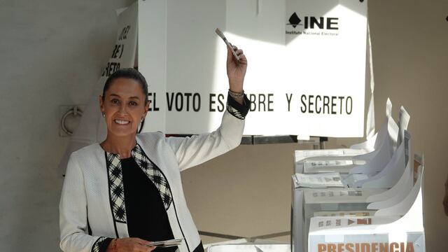 Claudia Sheinbaum ya votó en las Elecciones 2024 en México