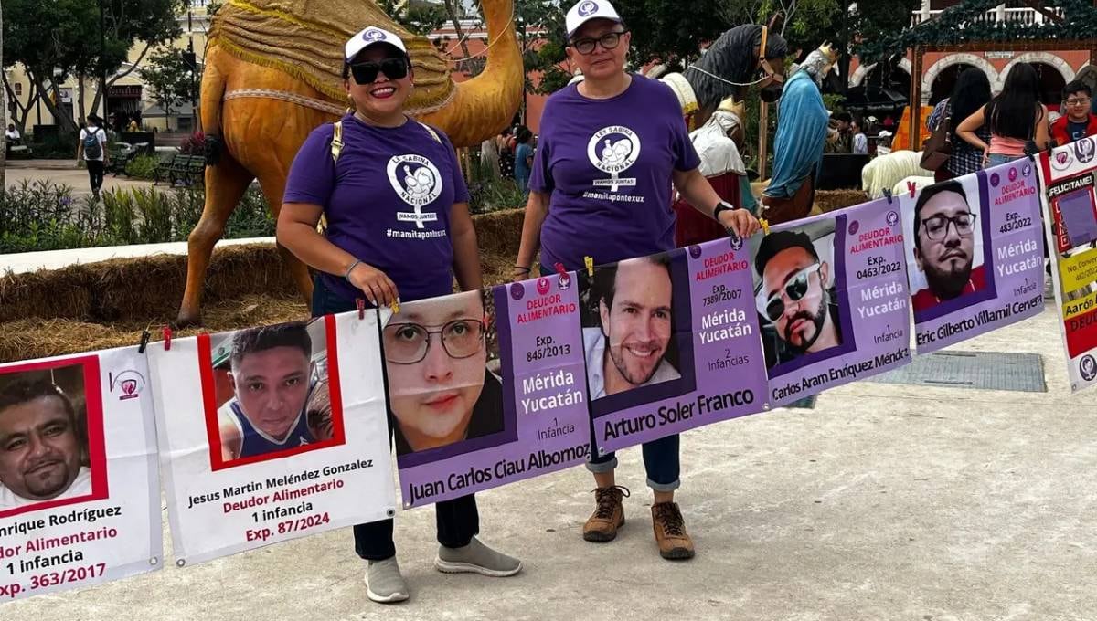 Exhiben a deudores alimentarios en Mérida