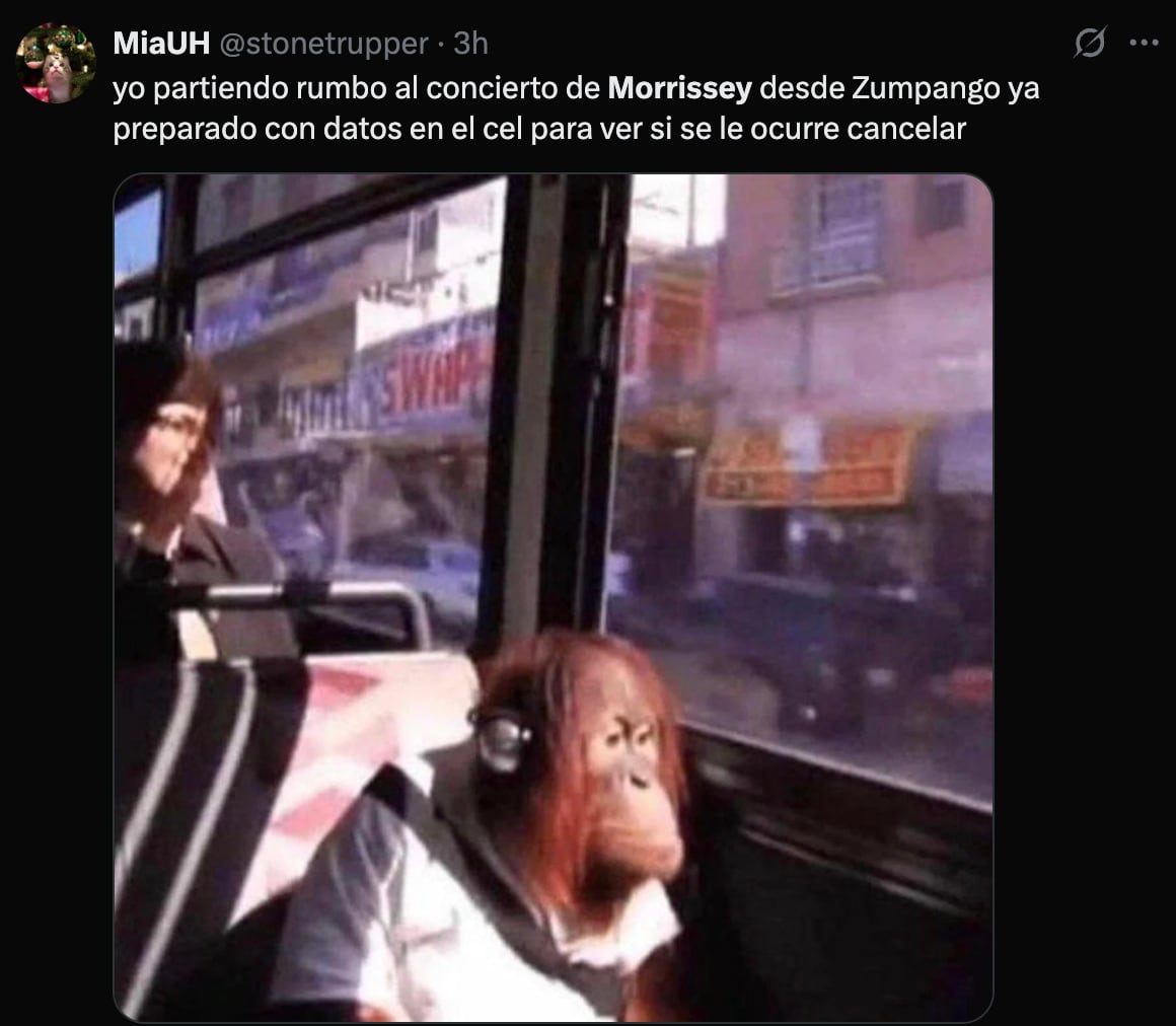 Morrissey cancela sus conciertos en México y provoca memes